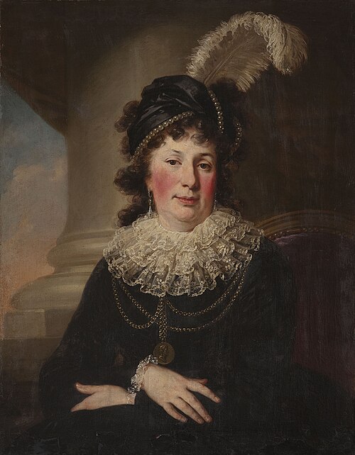 Portrait of Karolina née Sapieha 1.v.Potocka 2.v.Sołtyk, 1850, Marcello Bacciarelli