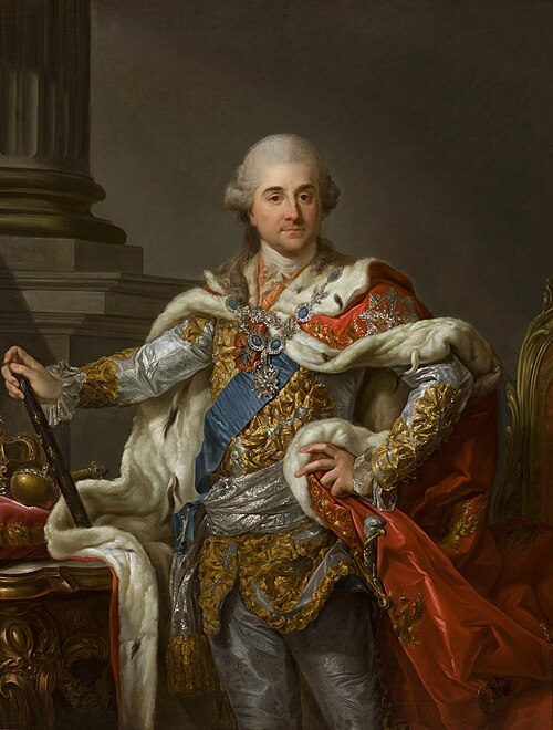 Portrait of Stanislaus Augustus Poniatowski in Coronation Robes, 1790, Marcello Bacciarelli