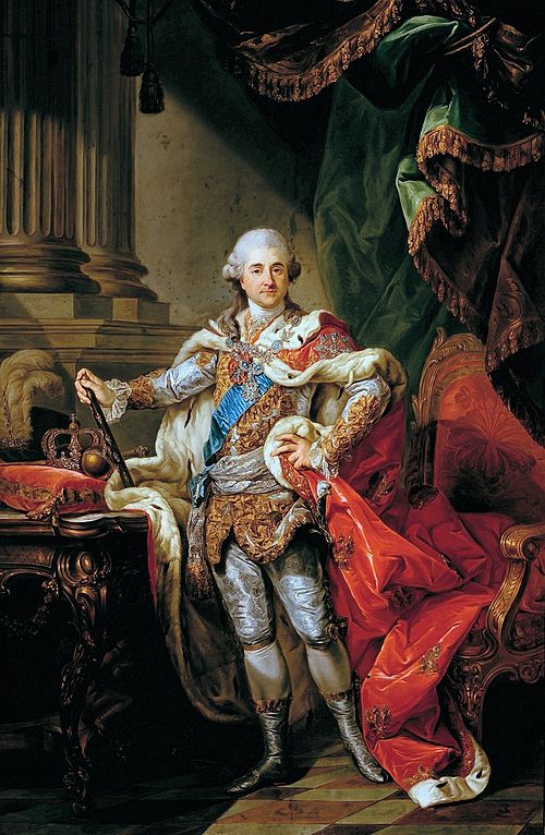 Portrait de Stanislas Augustus Poniatowski en habit de couronnement., 1792, Marcello Bacciarelli