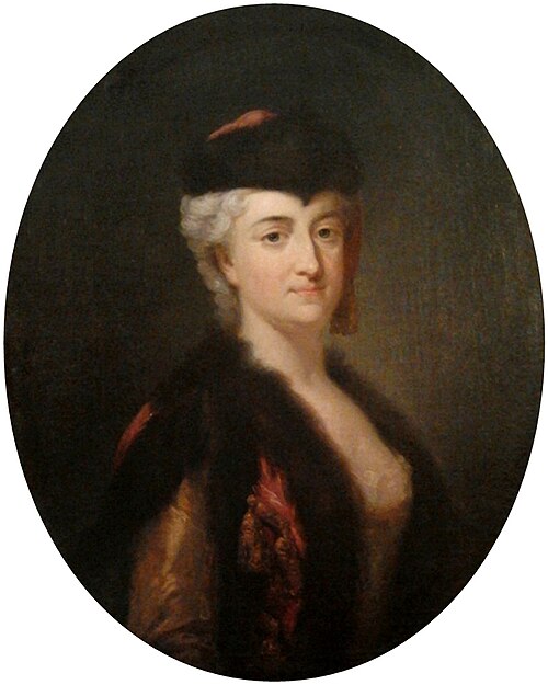 Portrait de Konstancja Czartoryska en costume polonais., 1758, Marcello Bacciarelli