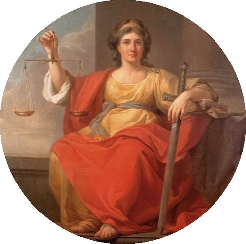 Allegory of Justice (Temida)., 1792, Marcello Bacciarelli