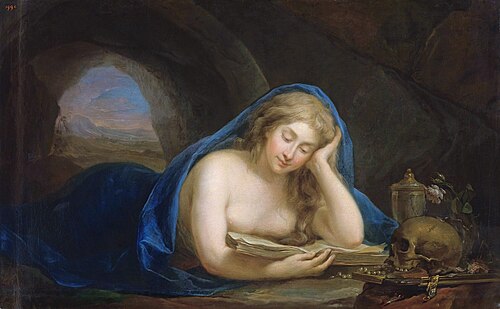 Penitent Mary Magdalene in a grotto., 1791, Marcello Bacciarelli