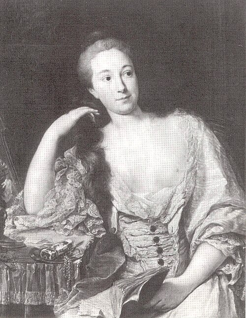 Portrait d'une jeune dame, 1756, Marcello Bacciarelli