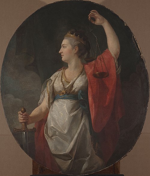 Allégorie de la justice - Themis., 1701, Marcello Bacciarelli