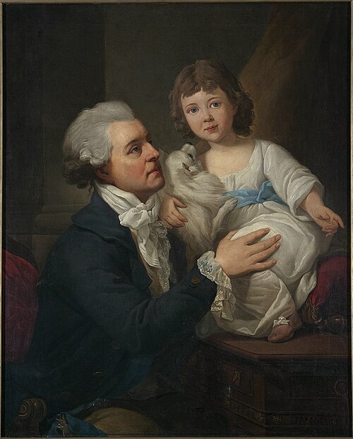 Portrait of Michał Jerzy Wandalin Mniszech and child, 1701, Marcello Bacciarelli