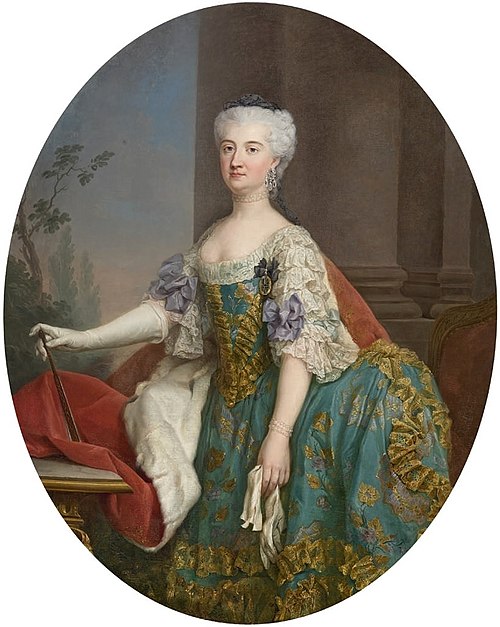 Portrait de Konstancja Czartoryska (1700–1759)., 1775, Marcello Bacciarelli