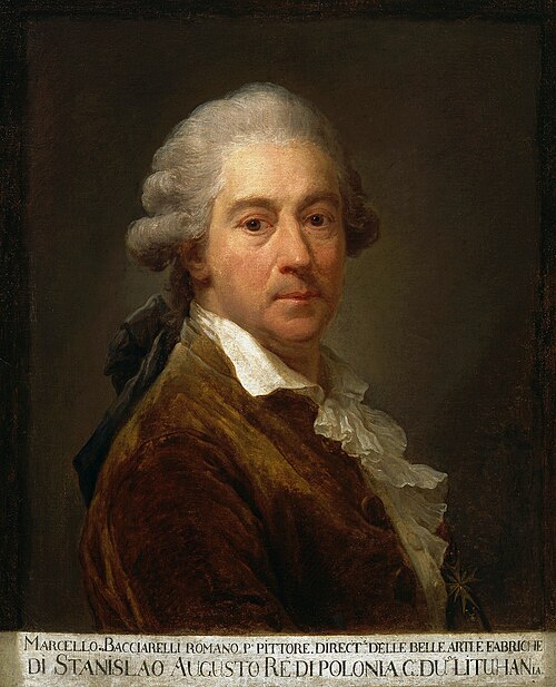 Autoportrait à la redingote marron., 1793, Marcello Bacciarelli