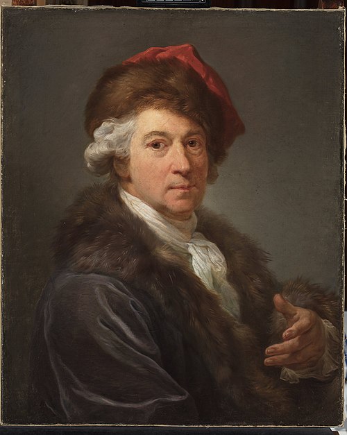 Autoportrait au konfederatka rouge., 1790, Marcello Bacciarelli