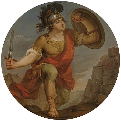 Allegory of Valor (Mars)., 1792, Marcello Bacciarelli