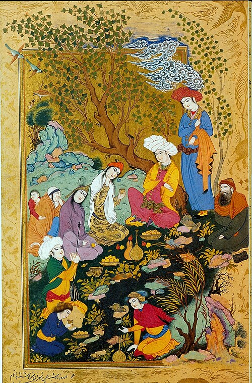 Convivial Party (2), 1612, Reza Abbasi