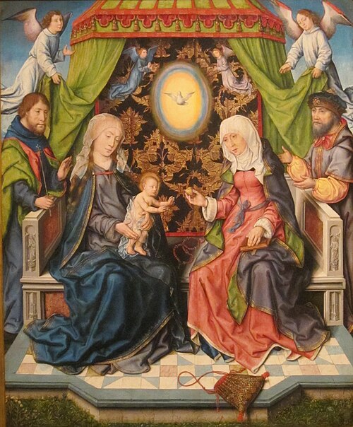 La Sainte Famille, 1520, Albert Bouts