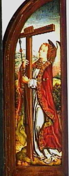 Angel with the cross and lance, 1514, Albert Bouts