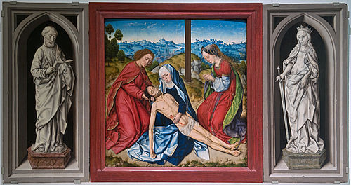 Lamentation of Christ, 1490, Aelbrecht Bouts