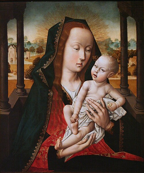 Vierge à l'Enfant, 1500, Albert Bouts