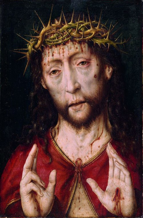 Tête de Christ couronné d'épines, 1500, Albert Bouts