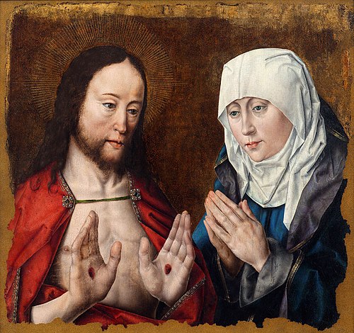 Christ apparaît à sa mère, 1490, Albert Bouts
