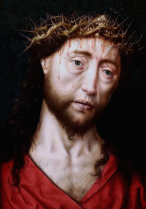 Tête du Christ couronné d'épines, , Albert Bouts