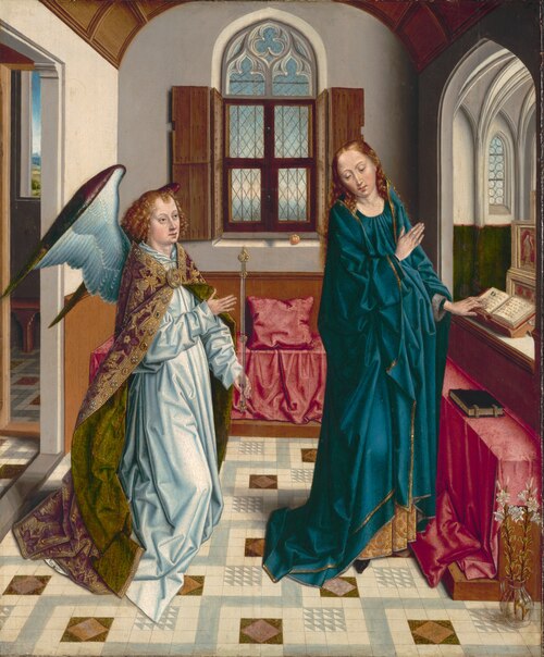 The Annunciation, 1480, Albert Bouts