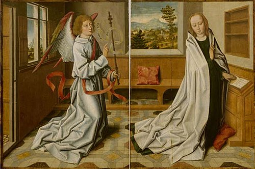 The Annunciation, 1500, Albert Bouts