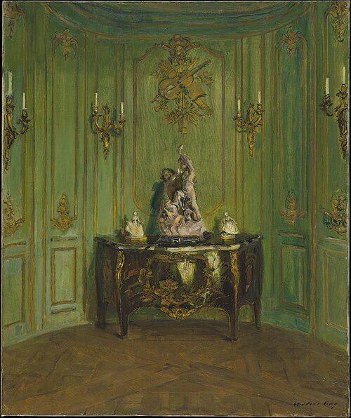 Le salon vert, 1912, Walter Gay