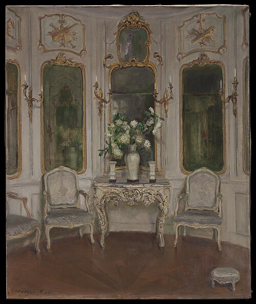 French Interior, 1905, Walter Gay