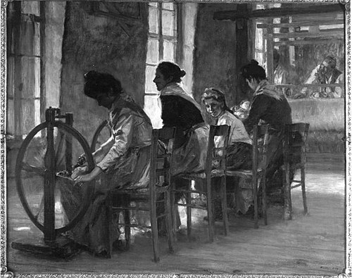Die Weber, 1900, Walter Gay