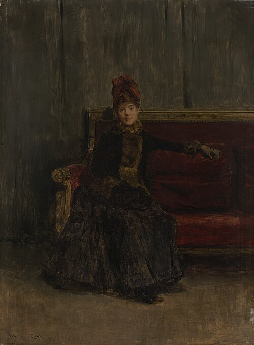 Seated Lady, 1885, Walter Gay