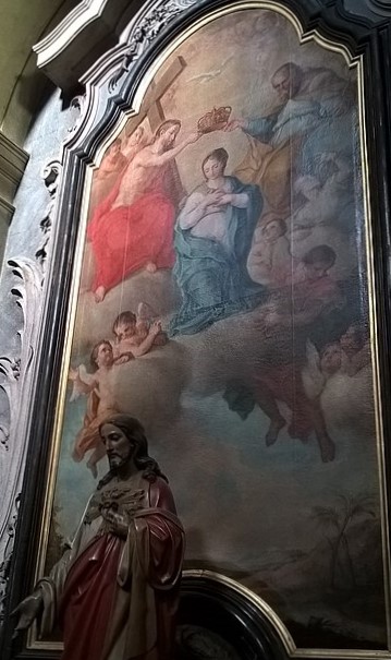 Coroação de Nossa Senhora pela Santíssima Trindade, 1800, Inácio de Oliveira Bernardes