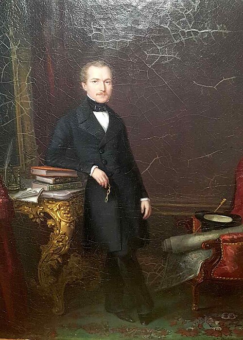 Portrait d'Henri Goffart, 1847, Anne-Nicole Voullemier