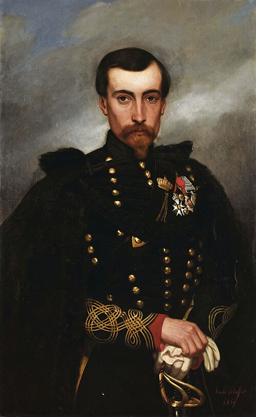 Portrait de M. le capitaine Daguilhon-Pujol, 1859, Arnold Scheffer