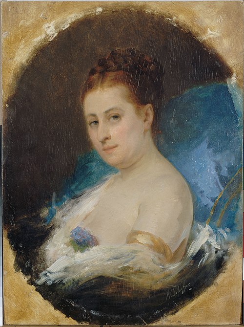 Portrait d'Adélaïde Ristori, 1857, Arnold Scheffer