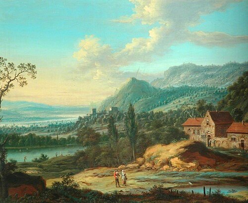 Continental Landscape, 1762, Johann Christian Vollerdt