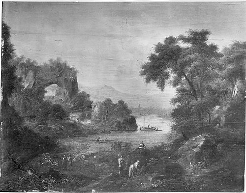 Flusslandschaft, 1738, Johann Christian Vollerdt