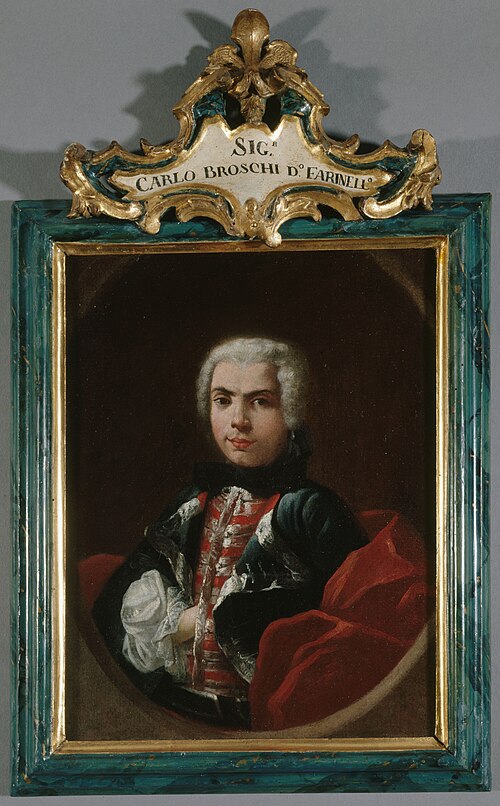 Portrait of the singer Farinelli (Carlo Broschi) 1705-1782, 1740, Jacopo Amigoni