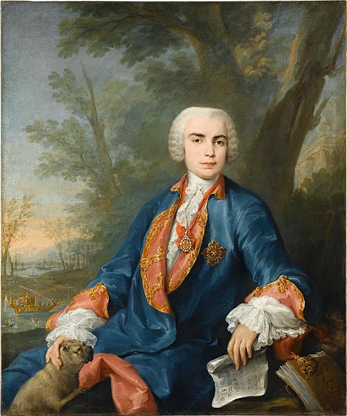 Portrait of the Soprano Carlo Broschi, known as Il Farinelli, 1752, Jacopo Amigoni