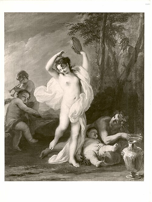 dancing nymph, 1700, Jacopo Amigoni