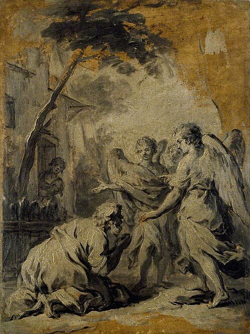 Abraham and the three Angels, , Jacopo Amigoni