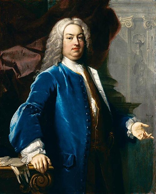 Portrait of a Gentleman in Blue Jacket, 1750, Jacopo Amigoni