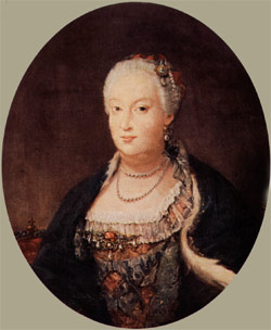 Bárbara de Braganza, reina consorte de España, 1750, Jacopo Amigoni