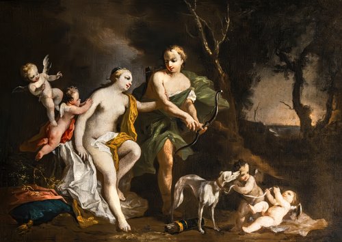Venus et Adonis, 1740, Jacopo Amigoni