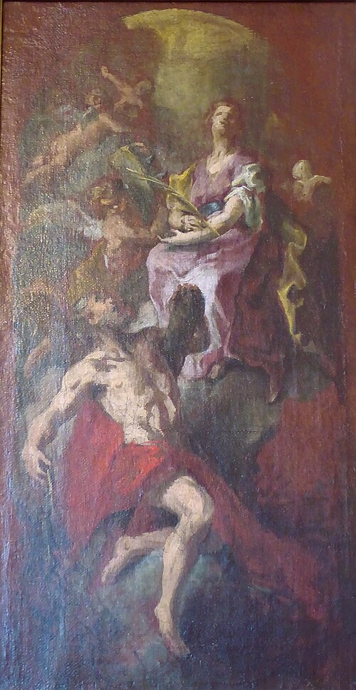 Sainte Catherine d'Alexandrie et Saint André, 1800, Jacopo Amigoni