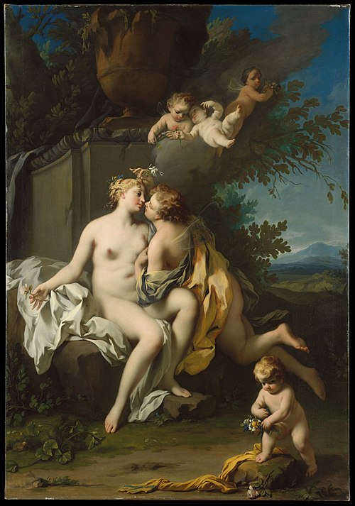 Flora and Zephyr, 1730, Jacopo Amigoni