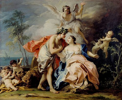 Bacchus and Ariadne, 1740, Jacopo Amigoni