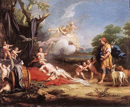 Venus and Adonis, 1750, Jacopo Amigoni