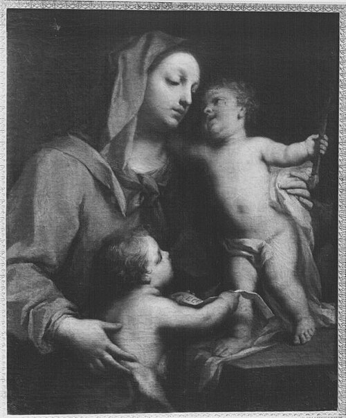 Maria mit dem Kinde und dem Johannisknaben, 1713, Jacopo Amigoni