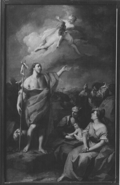 Predigt Johannes des Täufers, 1713, Jacopo Amigoni