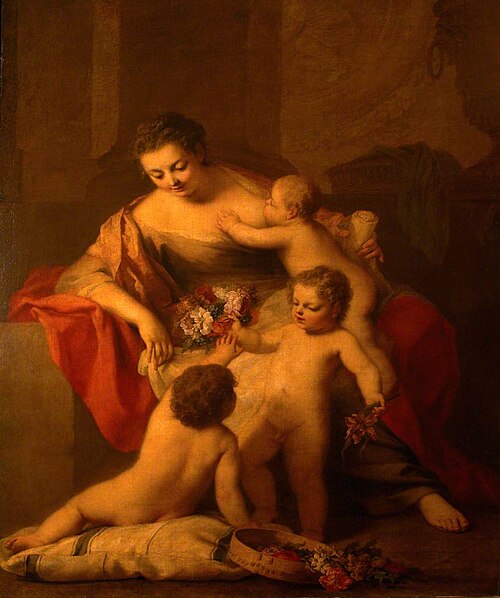 Allegory of Charity, 1734, Jacopo Amigoni