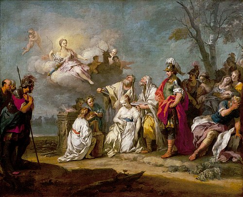Le Sacrifice d'Iphigénie, 1740, Jacopo Amigoni