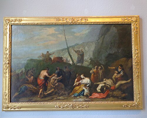Moses and the Brazen Serpent, 1725, Jacopo Amigoni