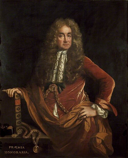 Elias Ashmole, 1681, John Riley